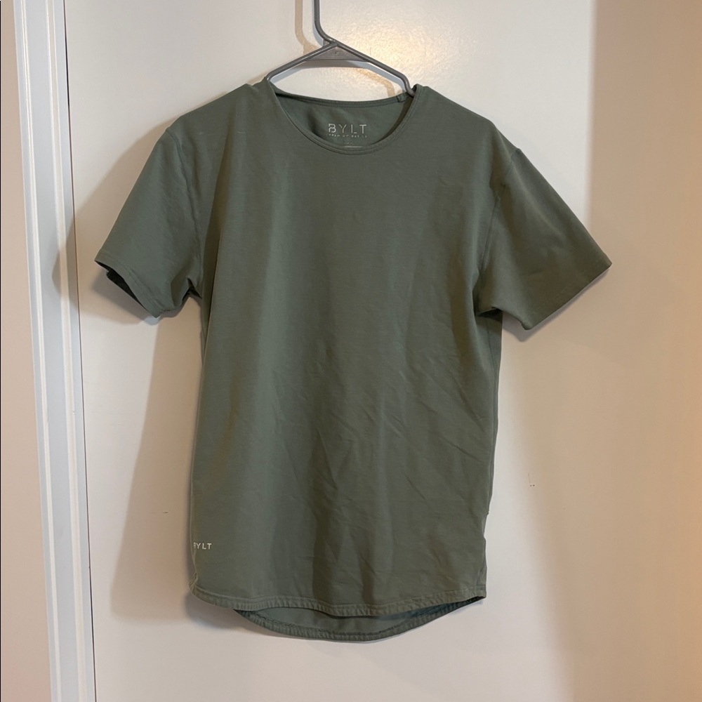 BYLT Basics Sage Green Short Sleeve Tee